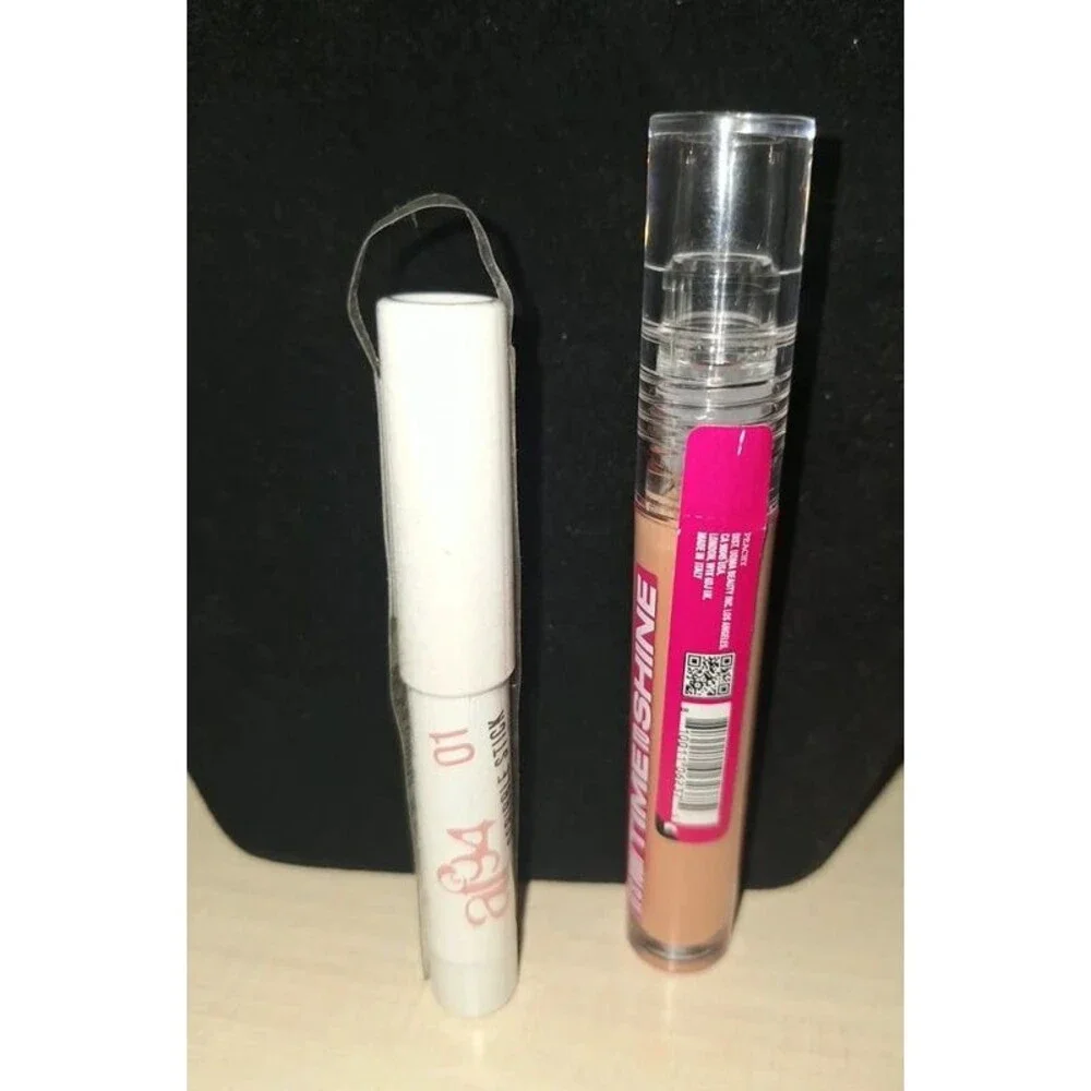Uoma by Sharon C,Gloss Lip Gloss Peachy & af94 Glossy Lip Crayon Keeping Secrets